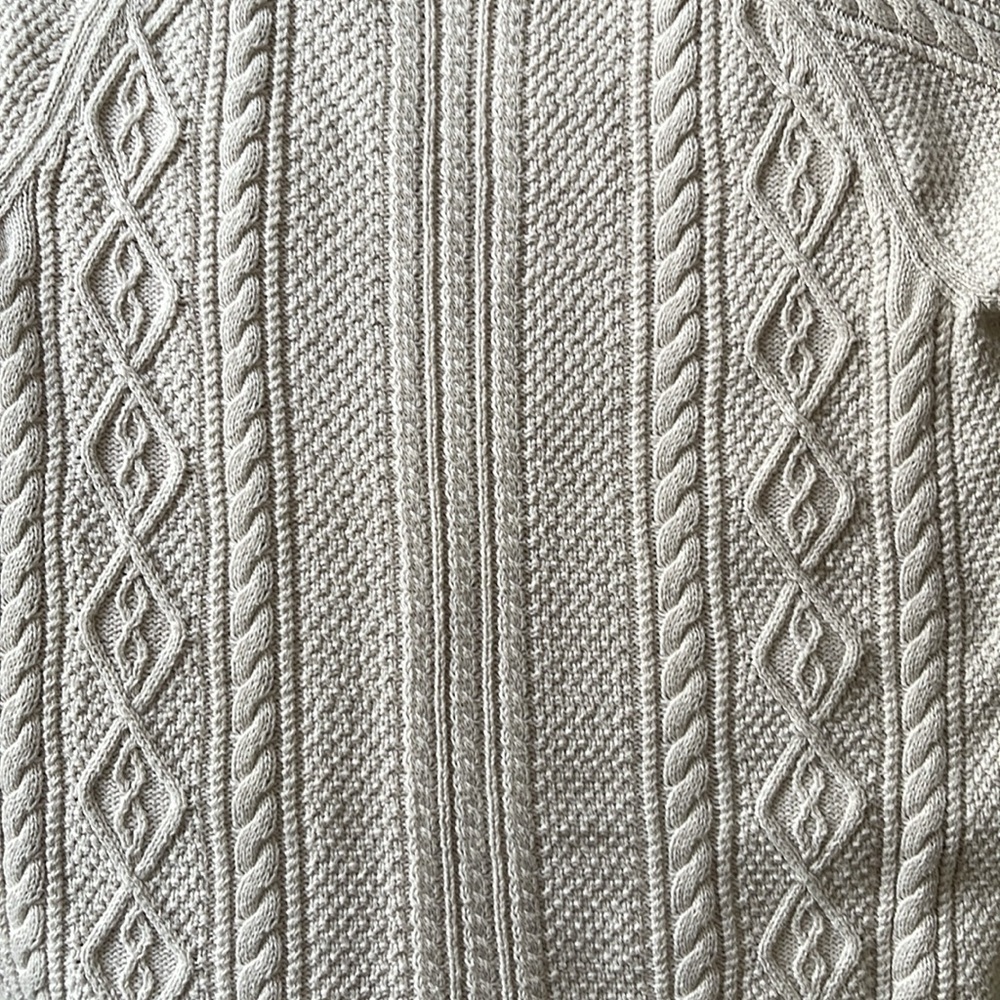 CABLE-KNIT ROLLNECK SWEATER - Picture 5 of 9